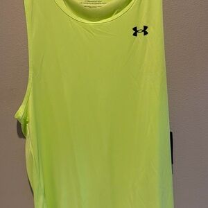 Under Armour Lime Green Tech Tank